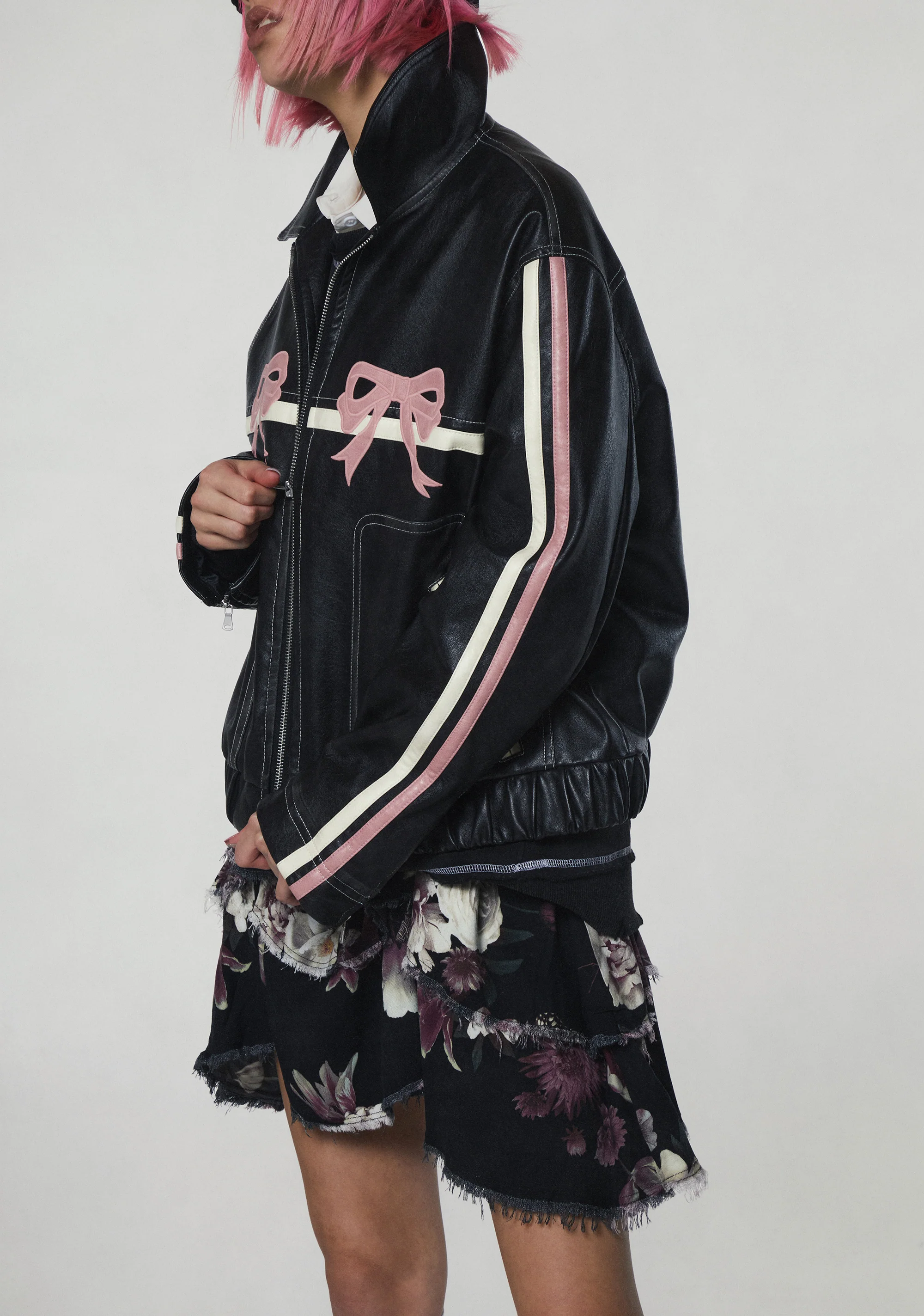 Tough Cutie Vegan Leather Jacket - Image 6