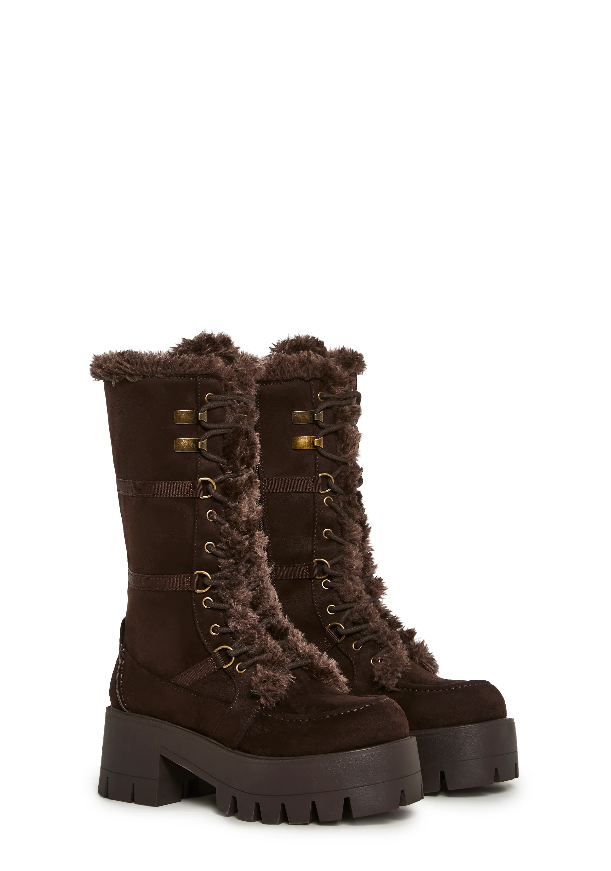 Grunge Trek Hiking Boots - Brown - Image 3
