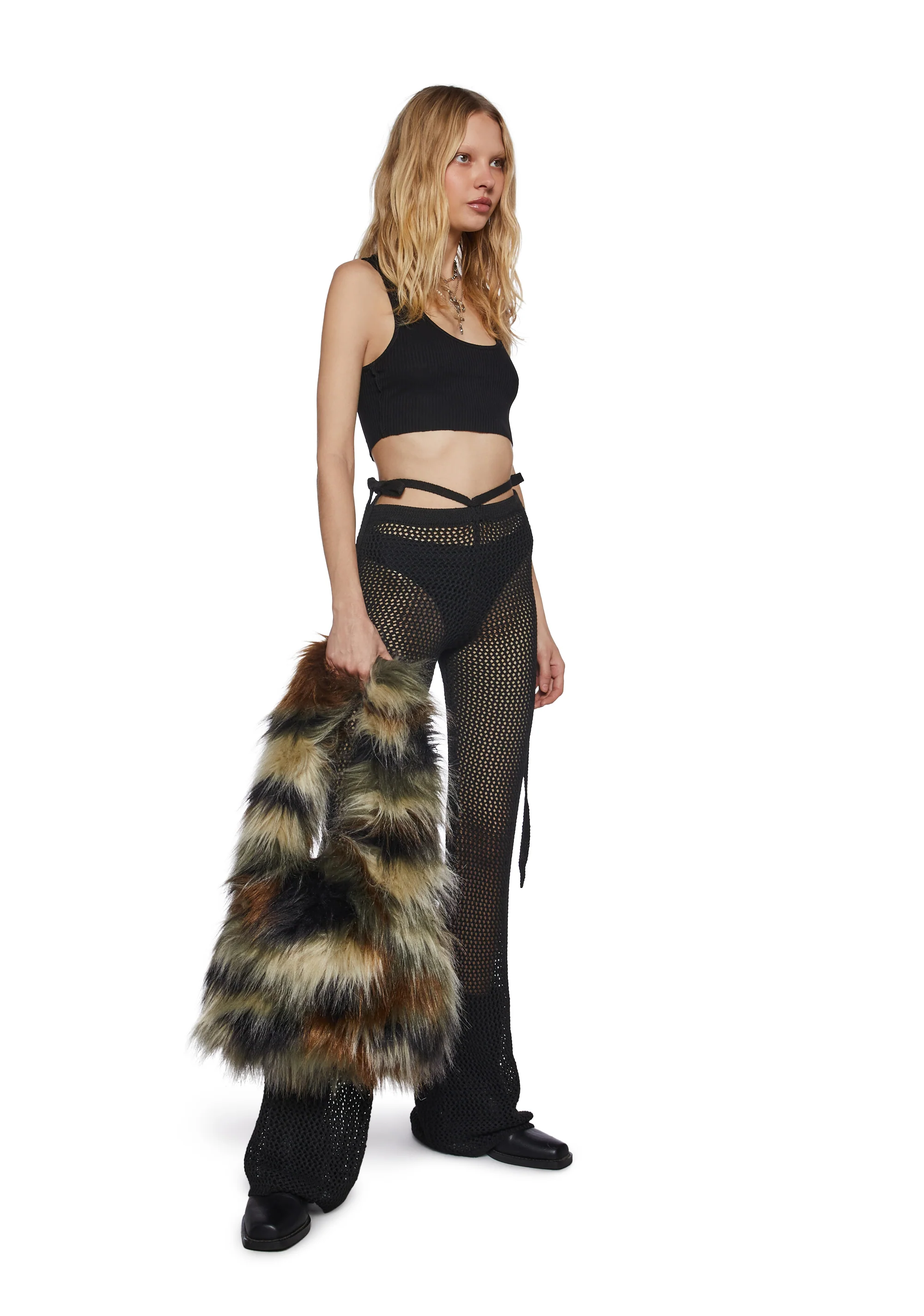 Wander Off Faux Fur Shoulder Bag - Image 6