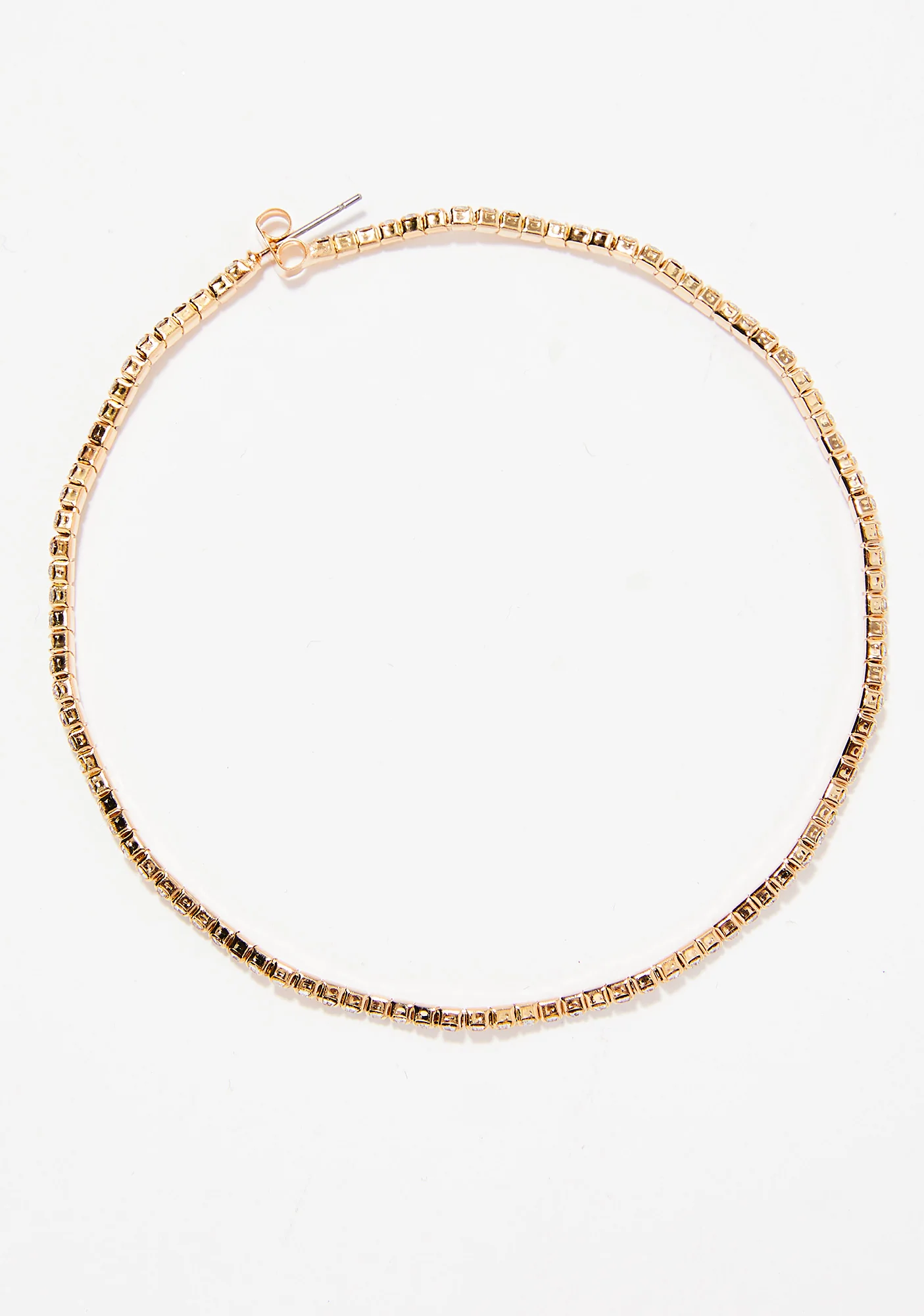 Wavelength Rhinestone Hoops - Image 3