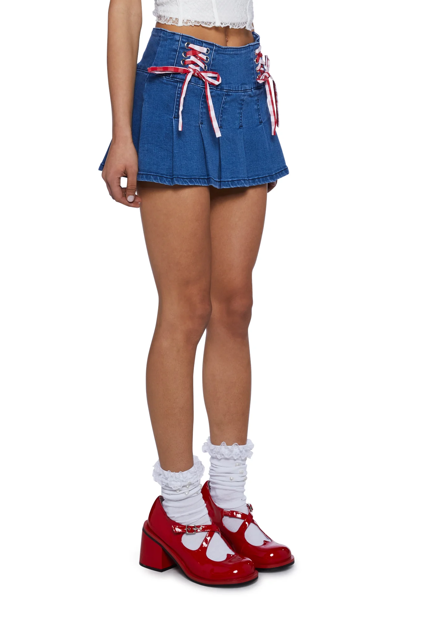 Wide Open Spaces Denim Skirt - Image 3