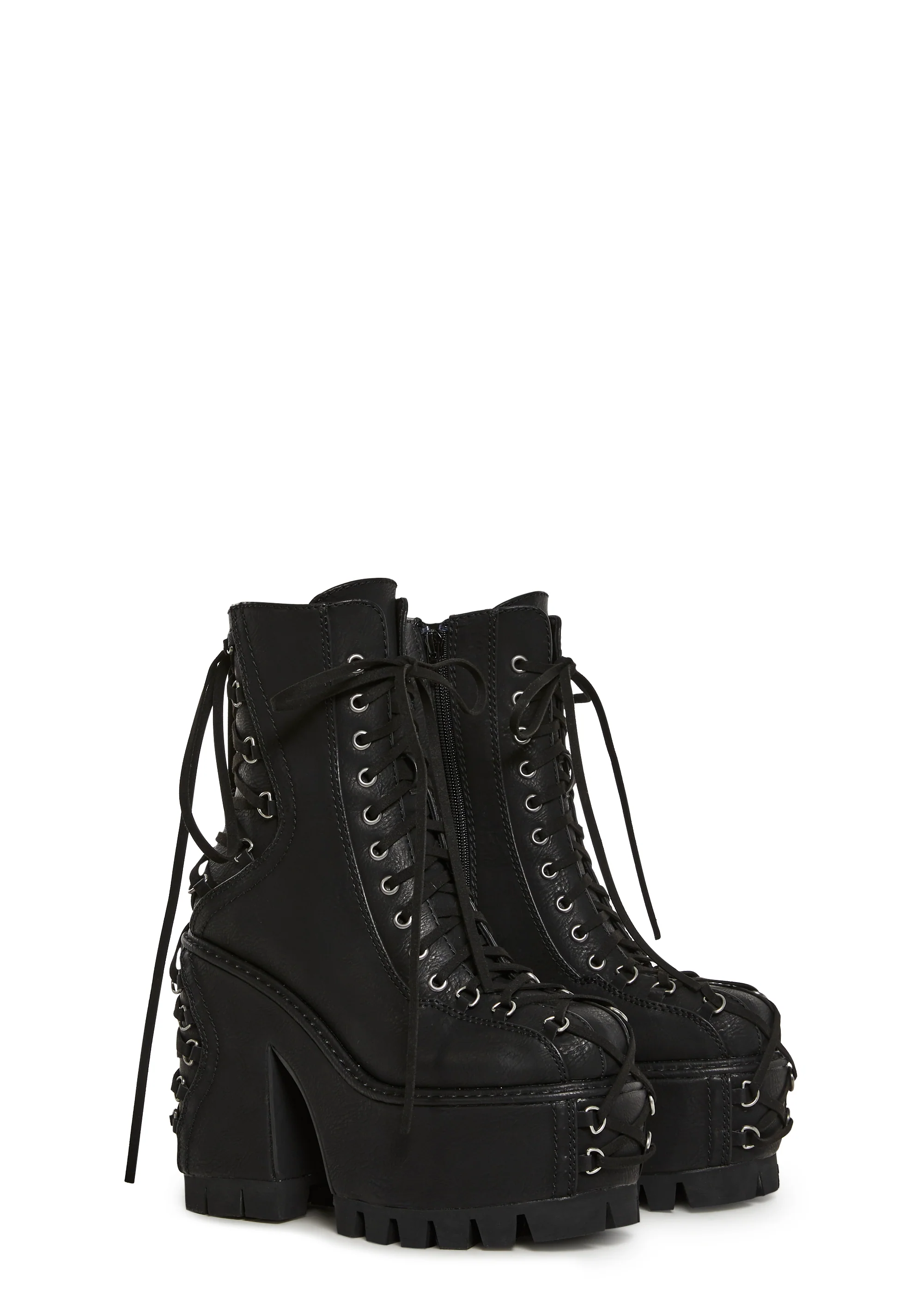 Woodland Lucid Dream Corset Boots - Black - Image 3