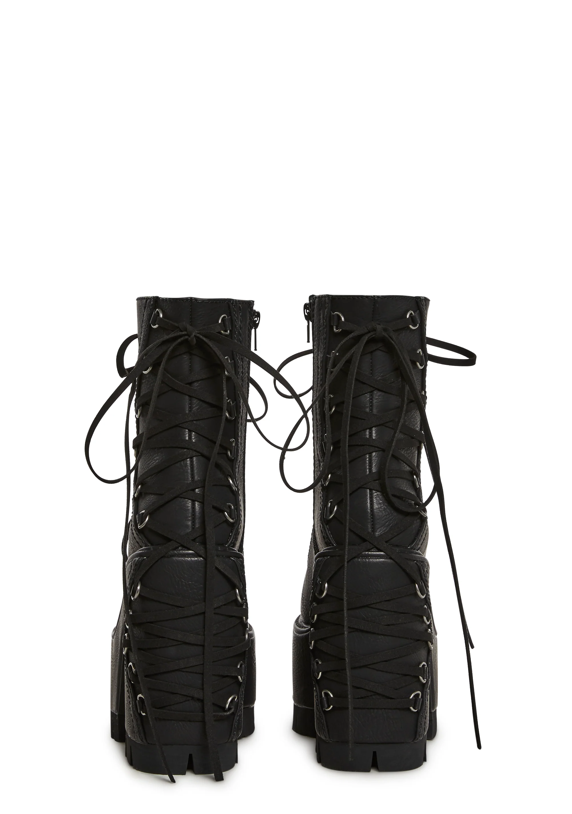 Woodland Lucid Dream Corset Boots - Black - Image 4