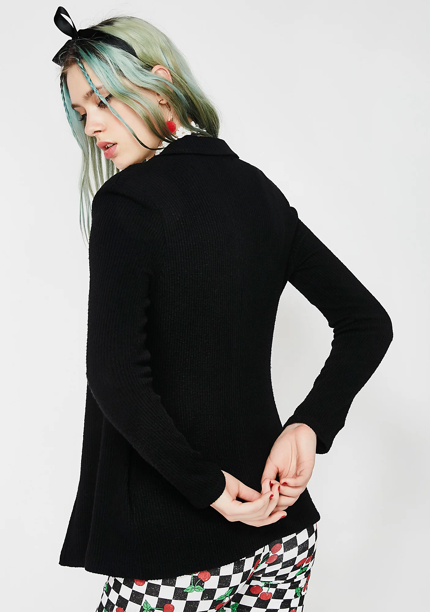 Working Woman Knit Blazer - Image 4