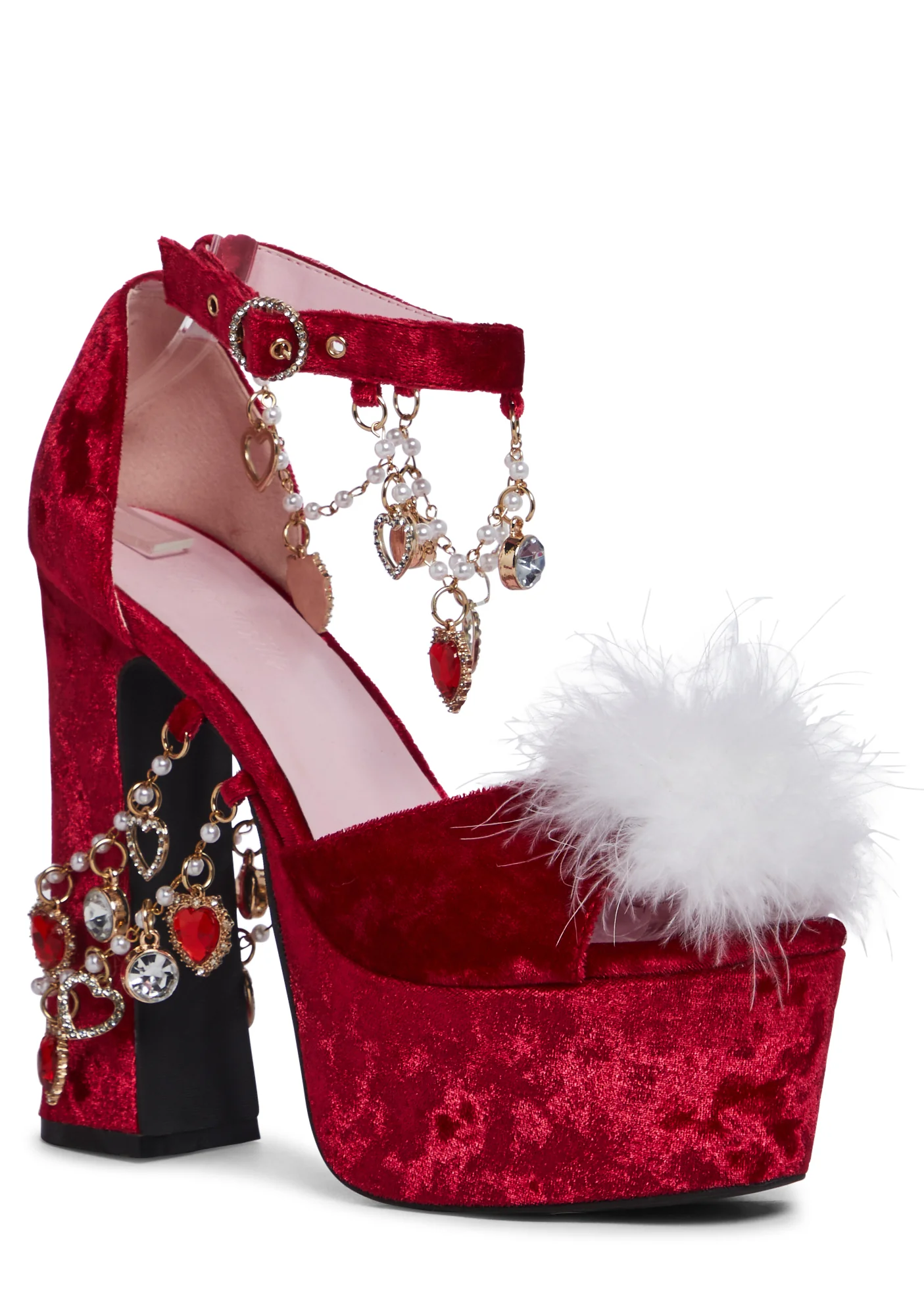 Holy Revelation Platform Heels - Ruby - Image 7