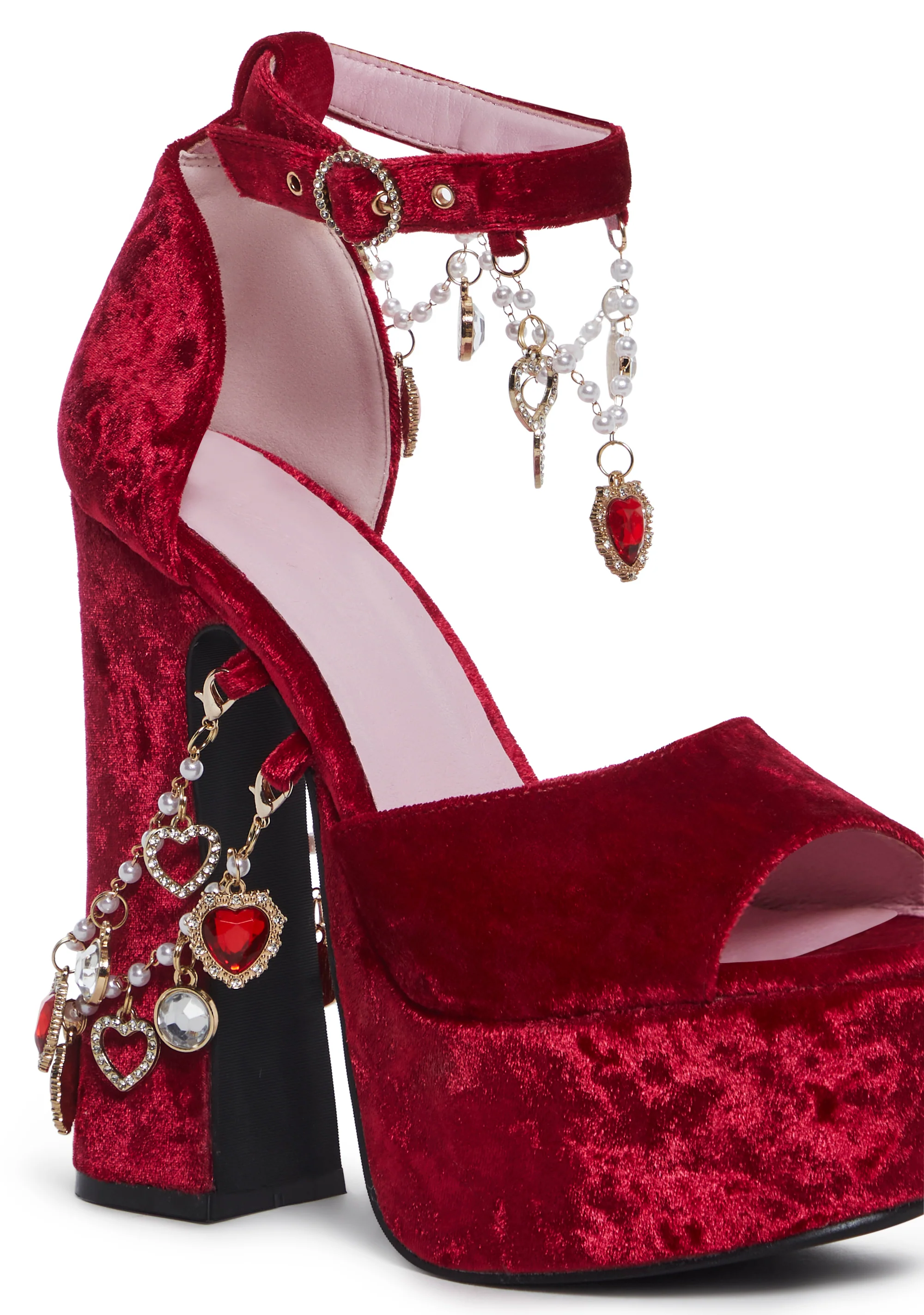 Holy Revelation Platform Heels - Ruby - Image 8